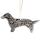 Ornement En Céramique Chien teckel