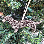 Ornement En Céramique Chien teckel