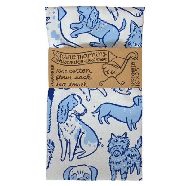 Dog Lovers Tea Towel - Claire Manning