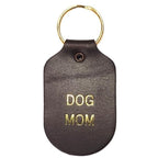 Leather Key Chain - Dog Mom