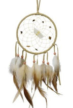 Dream Catcher - Tan 4" - Monague Native Crafts