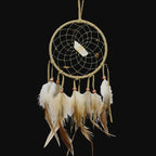Dream Catcher - Tan 4" - Monague Native Crafts