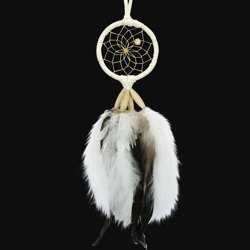 Dream Catcher - White 2" - Monague Native Crafts