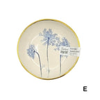 Plat à anneaux cerclés d’or - Queen Ann’s Lace