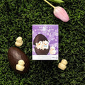 Dark Chocolate Easter Egg with Chicks