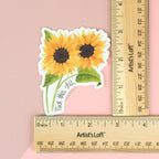 Fuck This Shit Vinyl Sticker - Naughty Florals