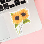 Fuck This Shit Vinyl Sticker - Naughty Florals