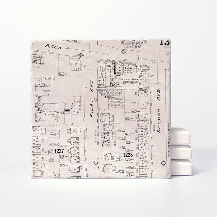 Glebe Neighbourhood Coasters - VersaTile Design