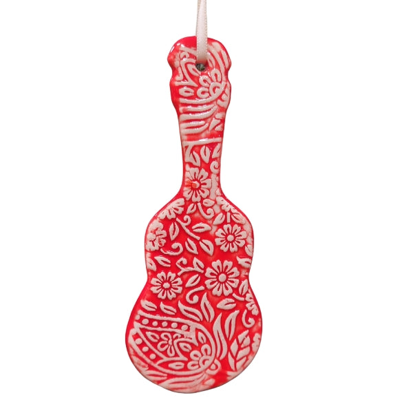 Ornement En Céramique Guitare