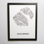 Halifax-Dartmouth Word Map (20" x 26") (Final Sale) - Alexandre Laquerre