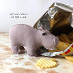Hand Stitched House Hippo DIY Kit (Final Sale) - Rita Van Tassel Studio