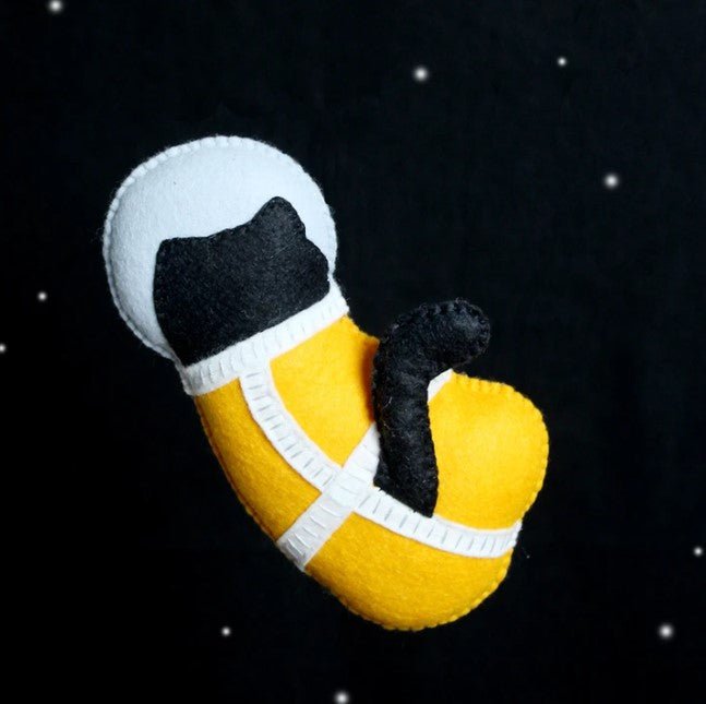 Hand Stitched Space Boy DIY Kit - Rita Van Tassel Studio