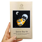 Hand Stitched Space Boy DIY Kit - Rita Van Tassel Studio