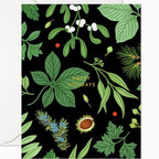 Happy Holidays Greenery Card - Boxed Set of 8 - Linden Paper Co.