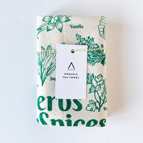 Herbs & Spices Tea Towel - HAVYN