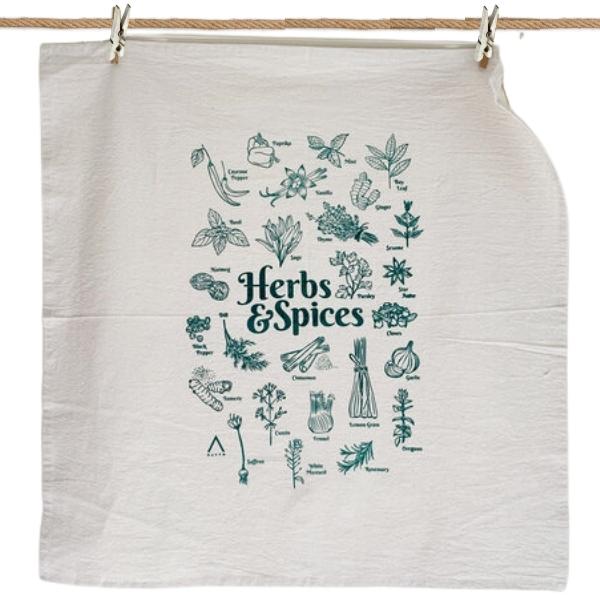 Herbs & Spices Tea Towel - HAVYN