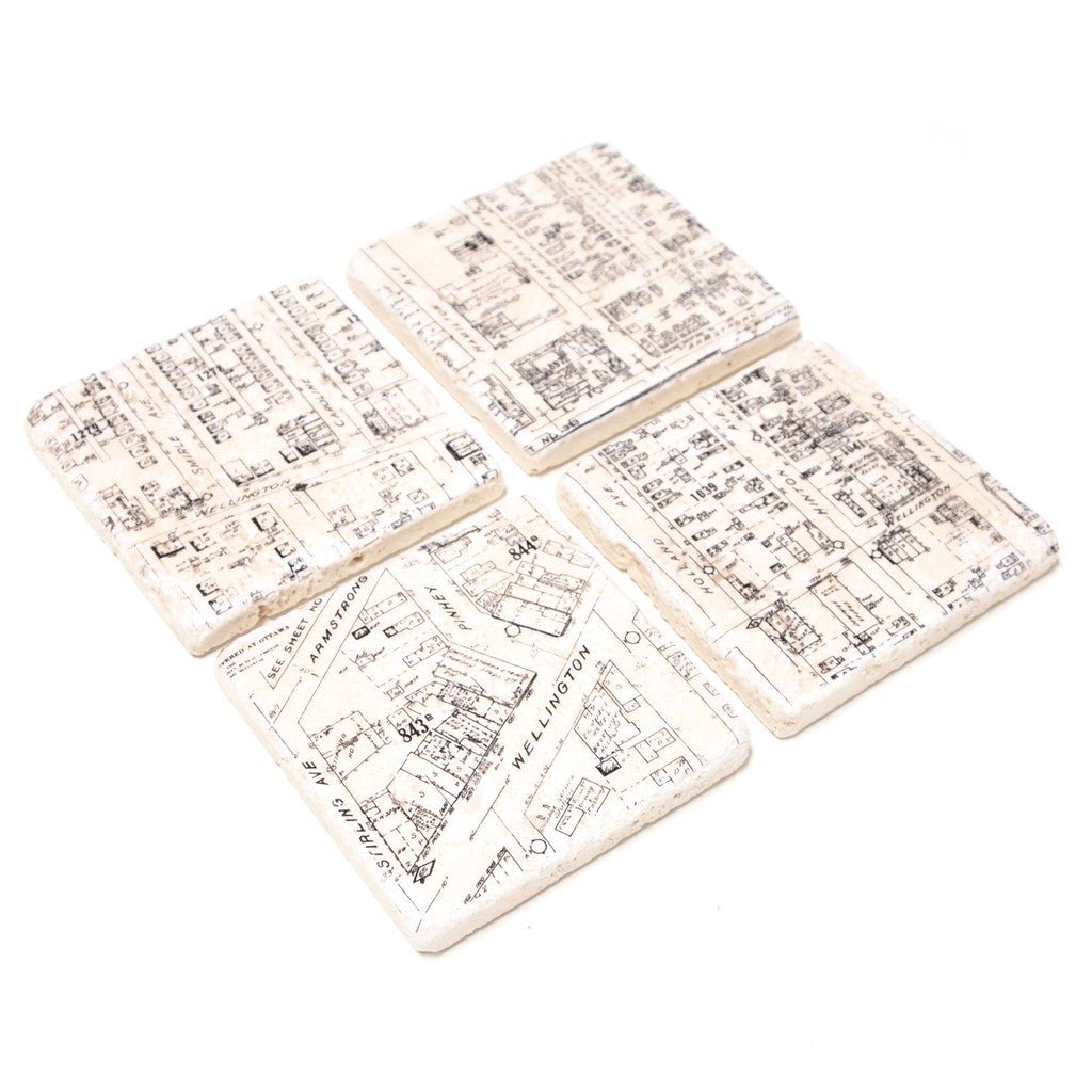 Hintonburg Neighbourhood Coasters - VersaTile Design