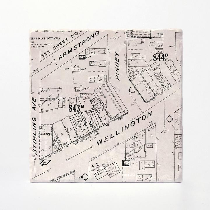 Hintonburg Neighbourhood Coasters - VersaTile Design
