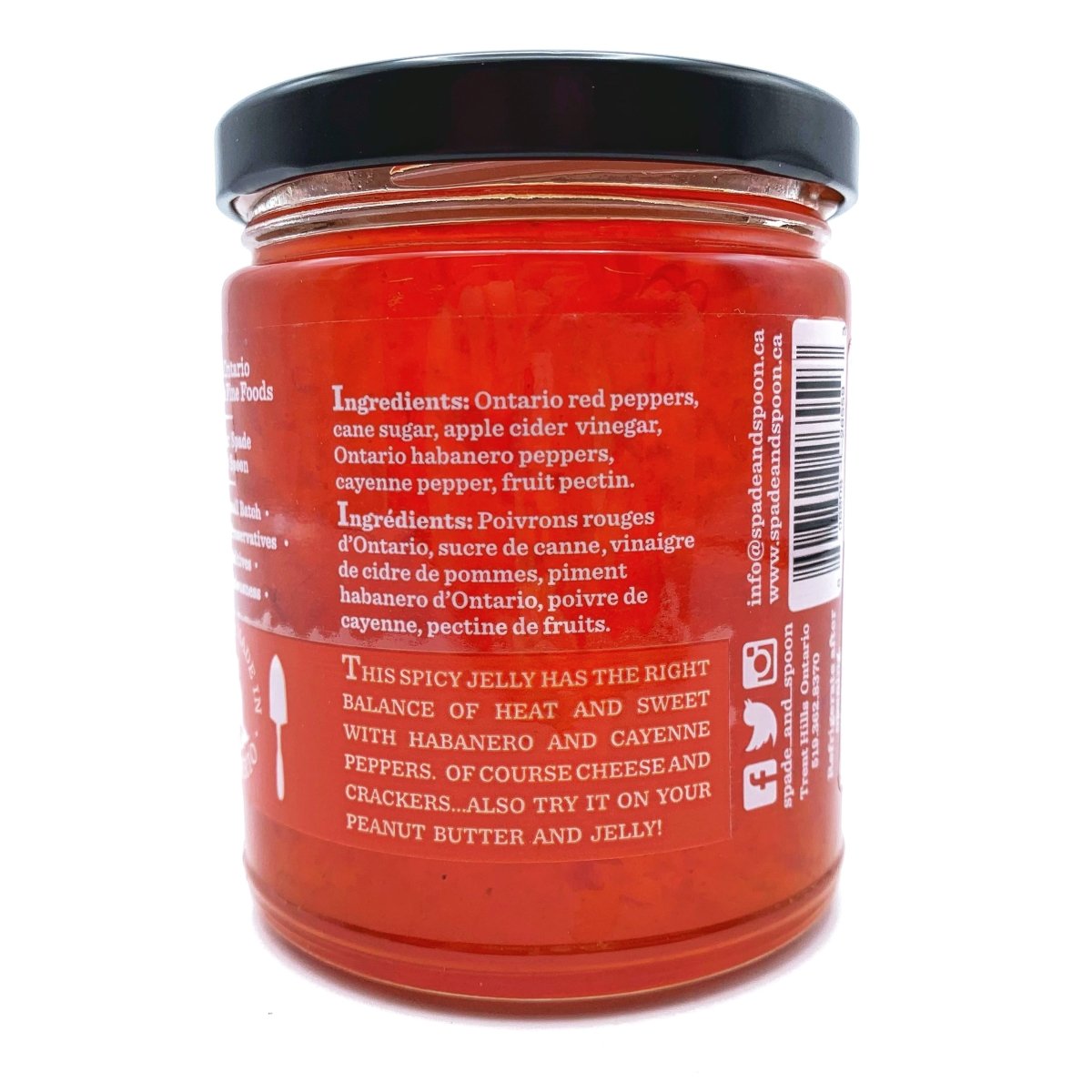 Hot Red Pepper Jelly - Spade & Spoon
