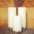 Ivory Beeswax Lavender Candle (Final Sale) - Lucky Clover Candles