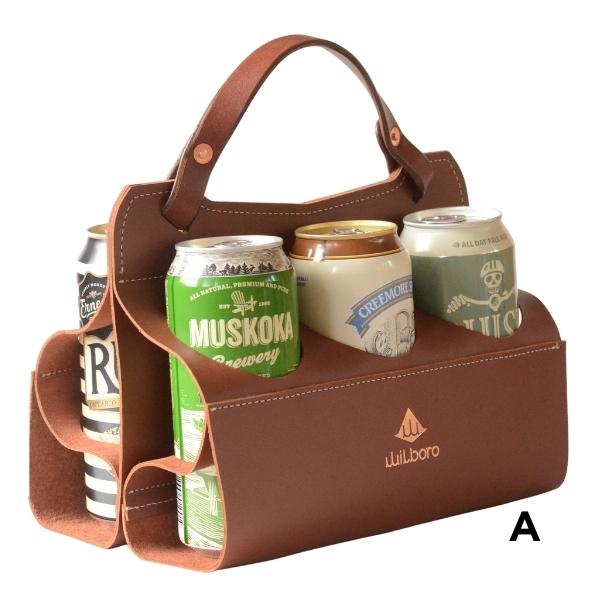 Leather Beer Caddy - Wilboro