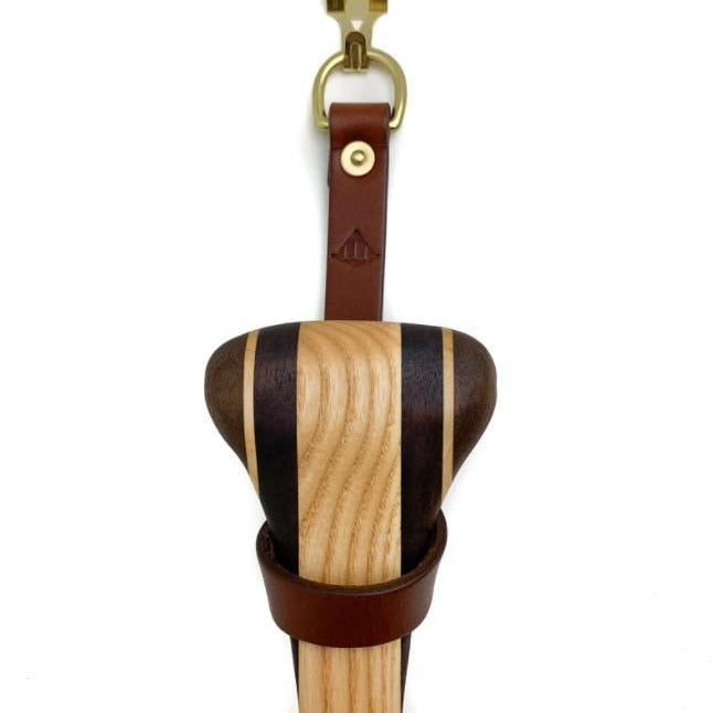 Cintre de pagaie en cuir