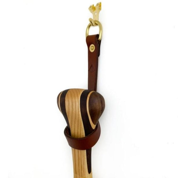 Cintre de pagaie en cuir