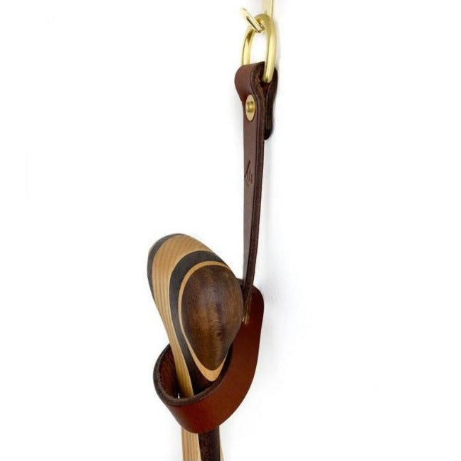 Cintre de pagaie en cuir