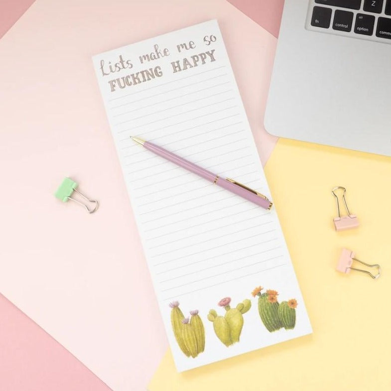 Tellement heureux bloc-notes