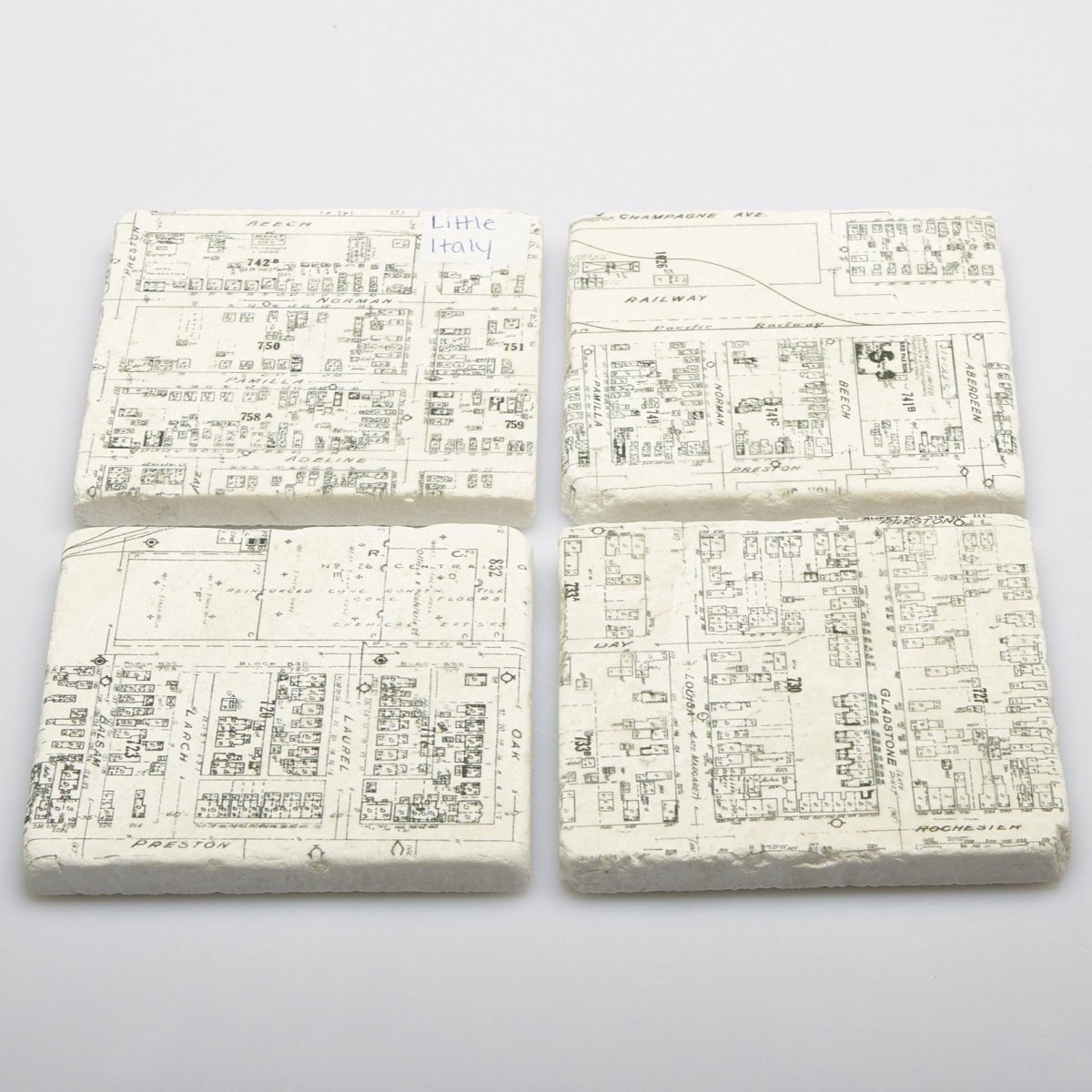 Little Italy Neighbourhood Coasters - VersaTile Design