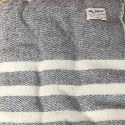 MacAusland Wool Blanket (Dark Grey) - MacAusland's Woolen Mills