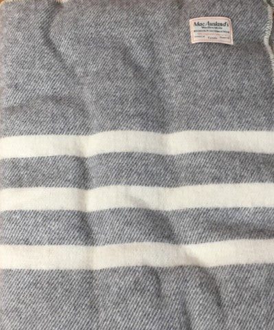 MacAusland Wool Blanket (Dark Grey) - MacAusland's Woolen Mills