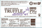 Milk Chocolate Hazelnut Butter Bar - Truffle Pig Chocolate