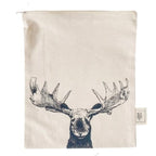 Reusable Fabric Produce/Gift Bag - Moose