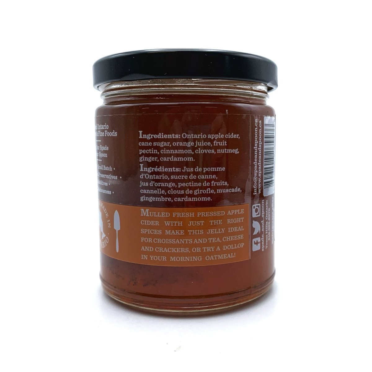 Mulled Apple Cider Jelly (Final Sale) - Spade & Spoon