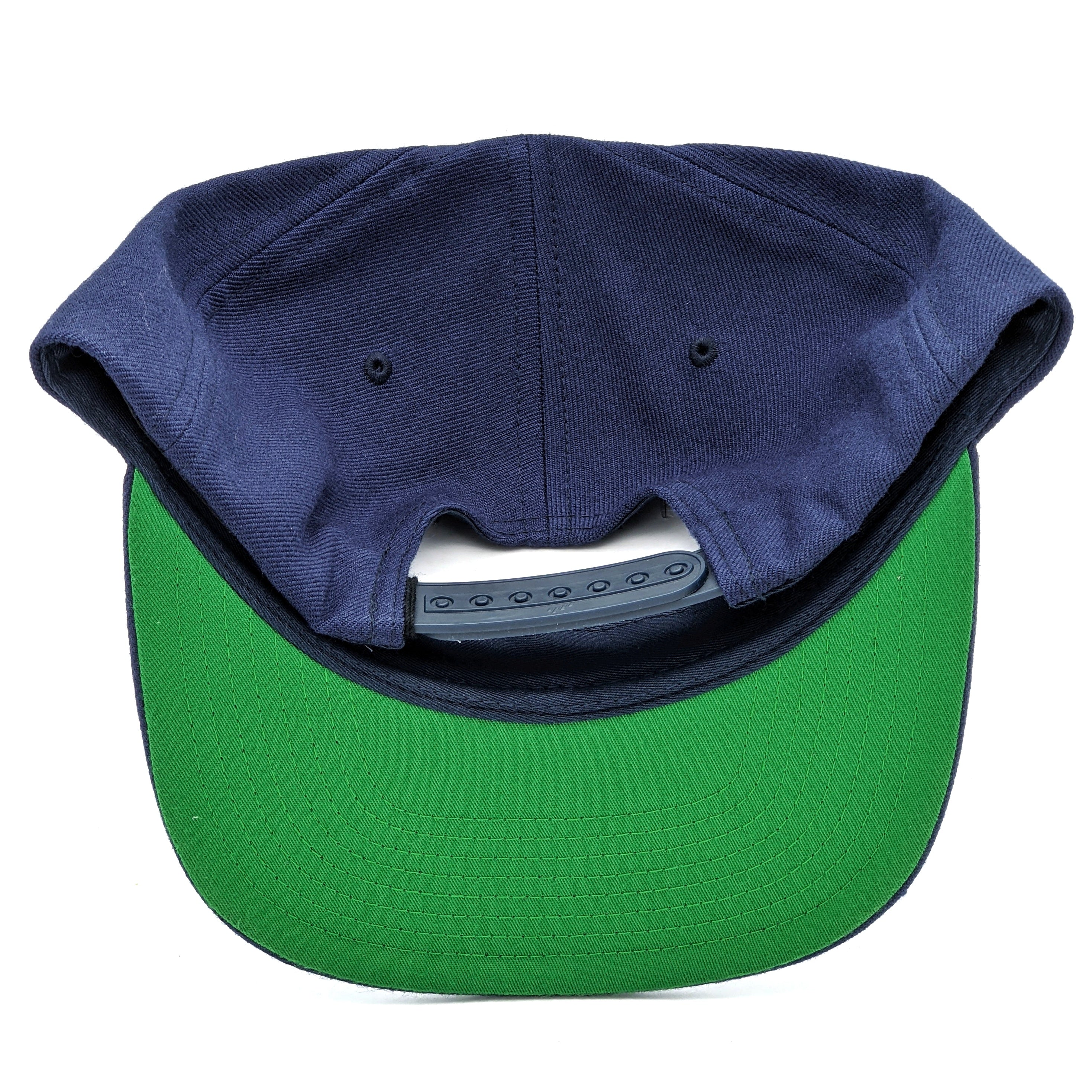 Adult Snapback Hat -Navy w/Waves