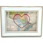Ontario Stitched Heart Map - Sadie & June
