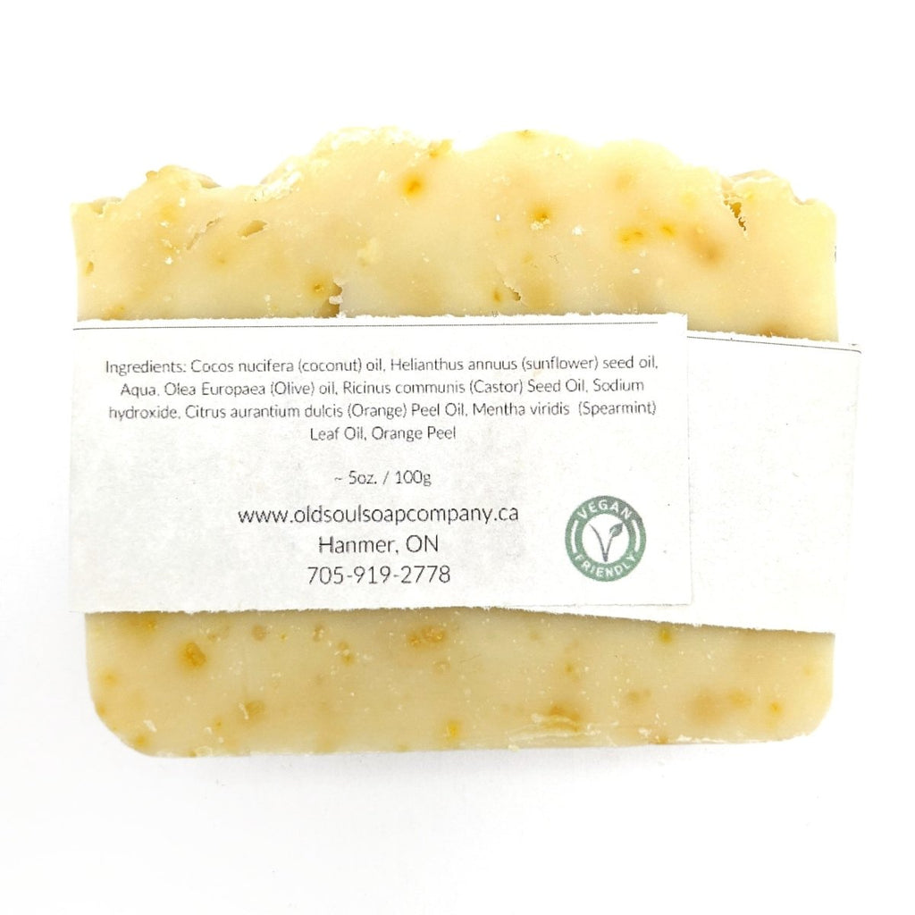 Orange Zest Bar Soap - Old Soul Soap Company