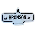 Ottawa City Street Sign Sticker - Damn Fine Prints