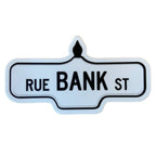 Ottawa City Street Sign Sticker - Damn Fine Prints