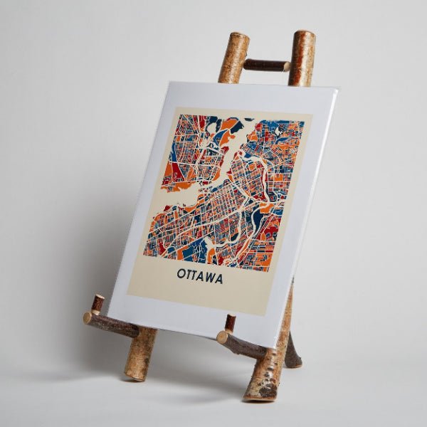 Ottawa Colour Map - Yellow (11" x 14") - I Like Maps