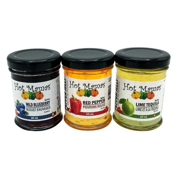 Pepper Jelly - Mini Taster Pack - Hot Mamas Foods Inc.