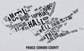 Prince Edward County Word Map (20" x 26") (Final Sale) - Alexandre Laquerre