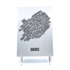 Quebec City Word Map Postcard (Final Sale) - Alexandre Laquerre