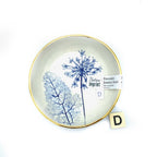 Plat à anneaux cerclés d’or - Queen Ann’s Lace