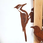 Reclaimed Metal Art - Pileated Woodpecker - Wacky Warbler