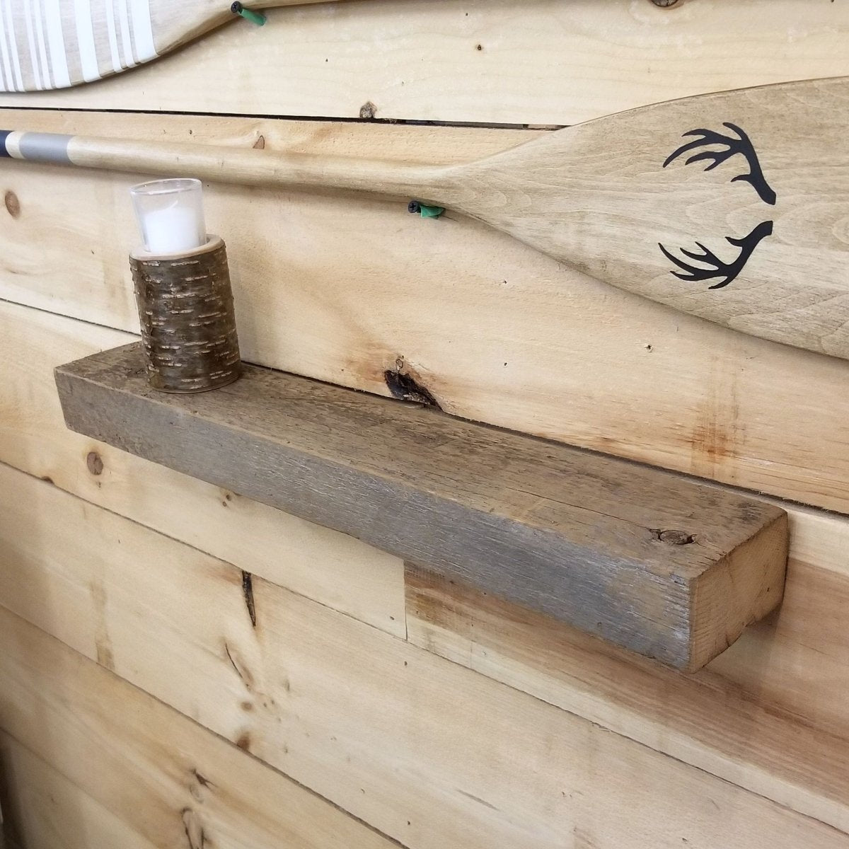 Reclaimed Rustic Floating Shelf - Grains of Truth