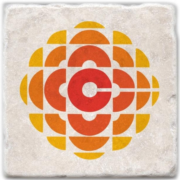 Retro CBC Gem Logo Coaster - VersaTile Design