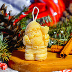 Décoration en cire d'abeille du Père Noël