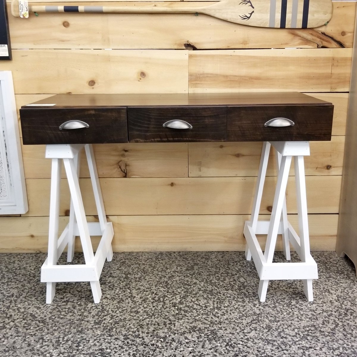 Sawhorse Desk - Springwater Woodcraft